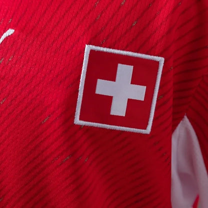 Kids Switzerland Home Jersey 2026 World Cup Football Kit Soccer Shirt