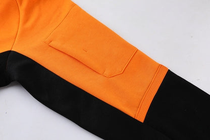Hoodie Jacket Set 2025/26 Black Orange
