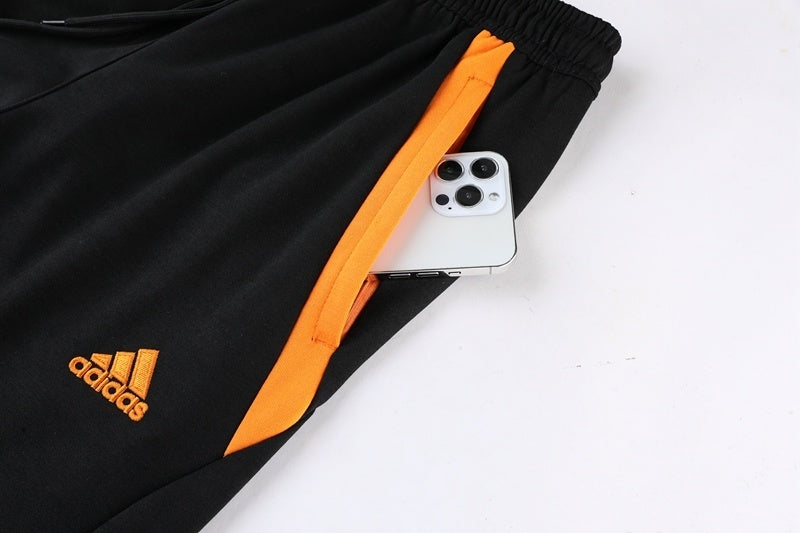 Hoodie Jacket Set 2025/26 Black Orange