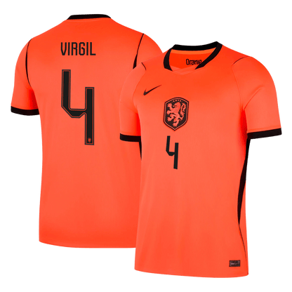 VIRGIL #4 Mens Netherlands World Cup Home Jersey 2026
