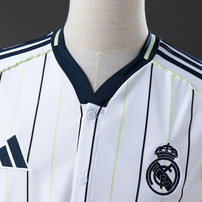 Real Madrid Jersey 25/26 White Baseball Kit
