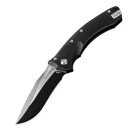 Folding Knife M390 Steel Pocket Knife G10 Handle 58 HRC One-Hand Opening EDC Camping Knife