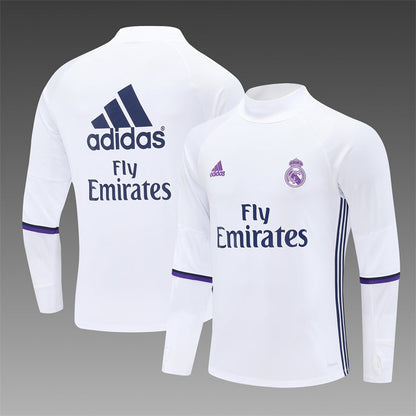 Retro Real Madrid Training Tracksuits 2016-17 Football Kit Soccer Jersey