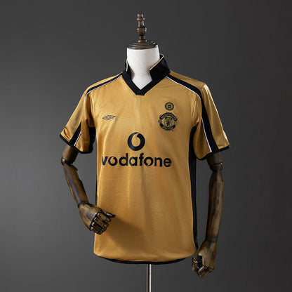 Manchester United Jersey 2001-02 Double-sided Retro Football Kit