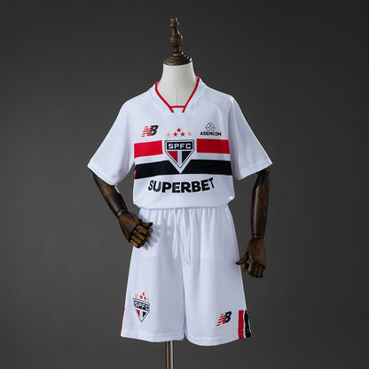 Kids Sao Paulo Home Jersey 2026-2027 Football Kit Soccer Shirt