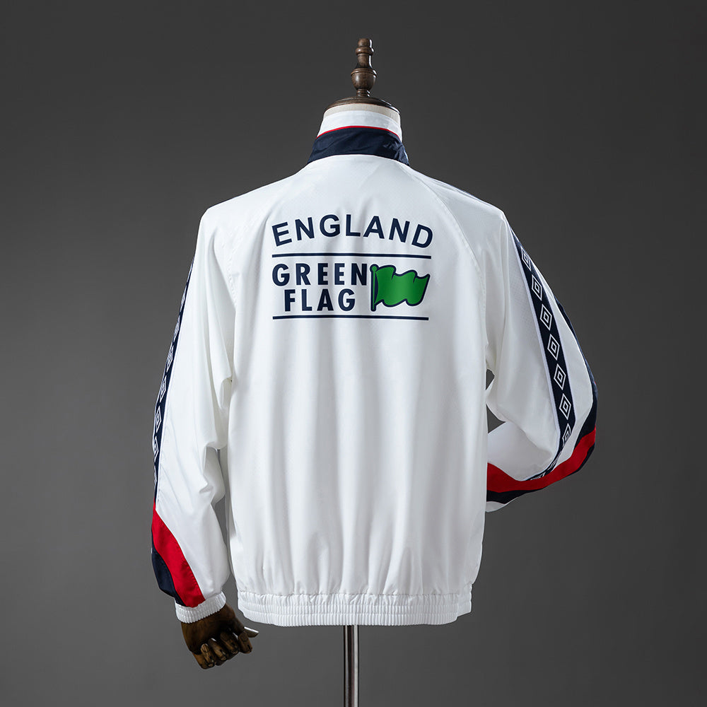 England Windbreaker 1998 Retro Football Soccer Jacket