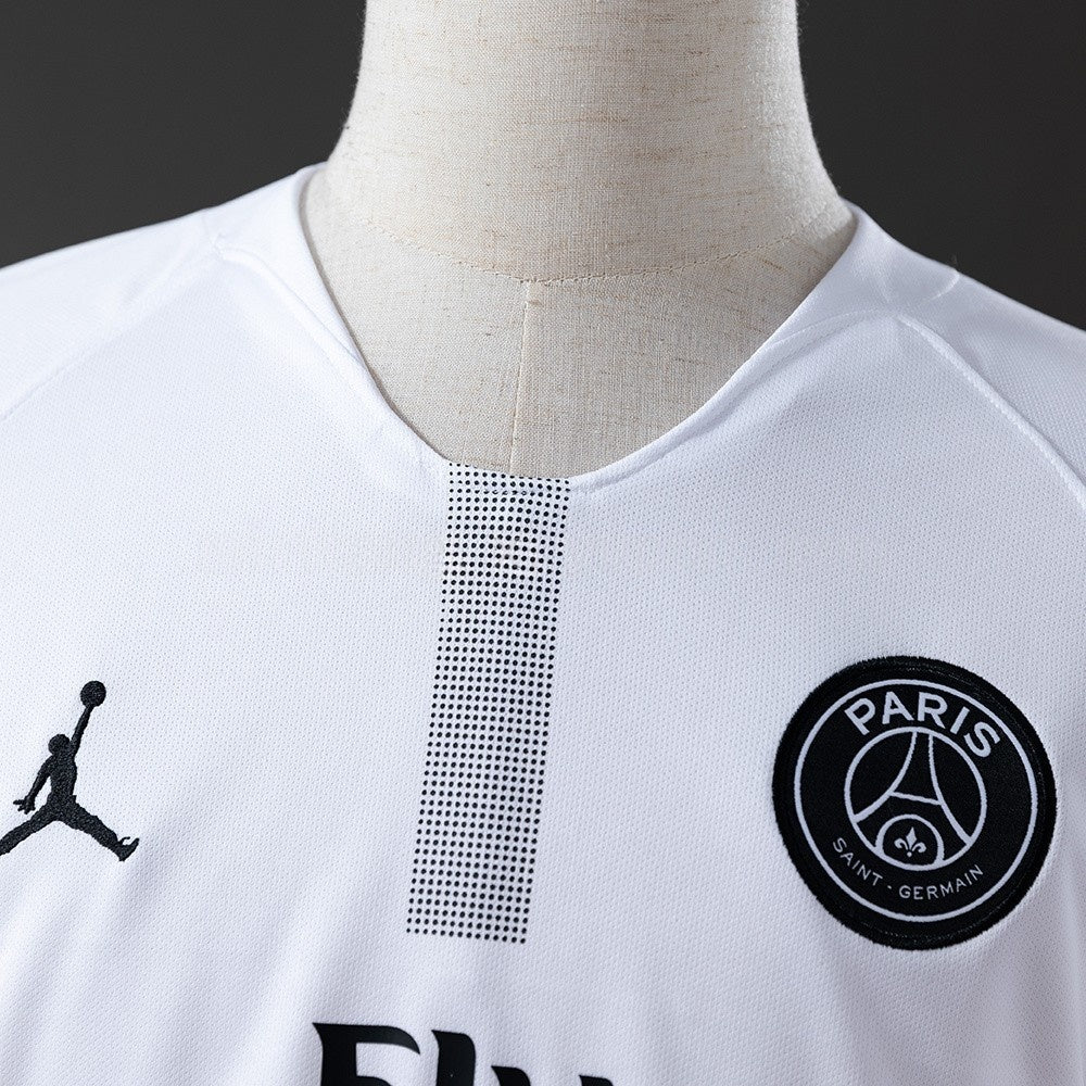 PSG Jersey 2018-19 White Retro Football Kit