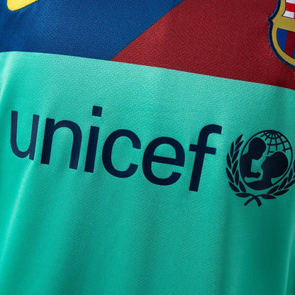 Barcelona Jersey 2010-11 Away Retro Football Kit Long Sleeves