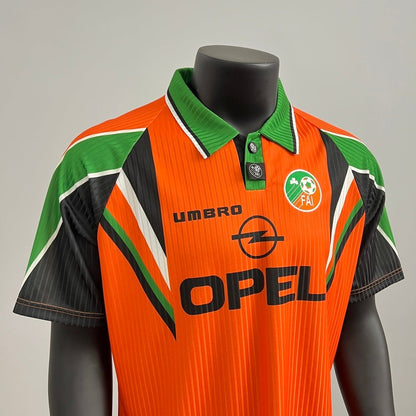 Retro Ireland Jersey 1997 Orange Football Kit Soccer Jersey