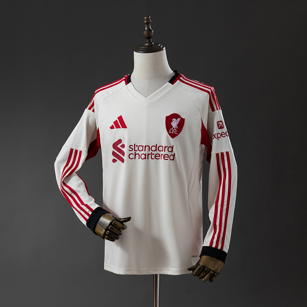 Liverpool Jersey 25/26 Away Football Kit Long Sleeves