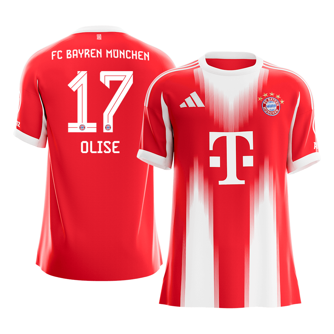OLISE #17 Mens Bayern Munich Home Jersey 2025/26 [PREMIUM]