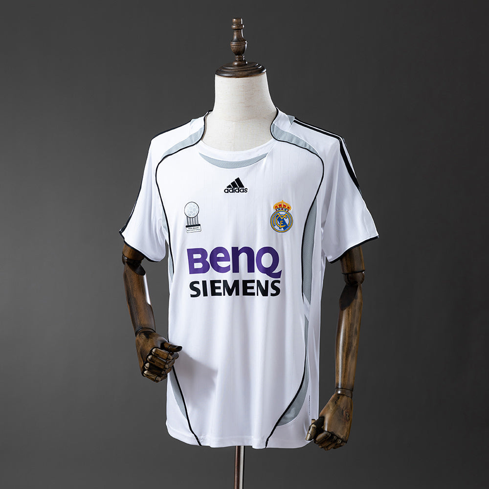 Real Madrid Jersey 2006-07 Home Retro Football Kit