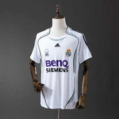 Real Madrid Jersey 2006-07 Home Retro Football Kit