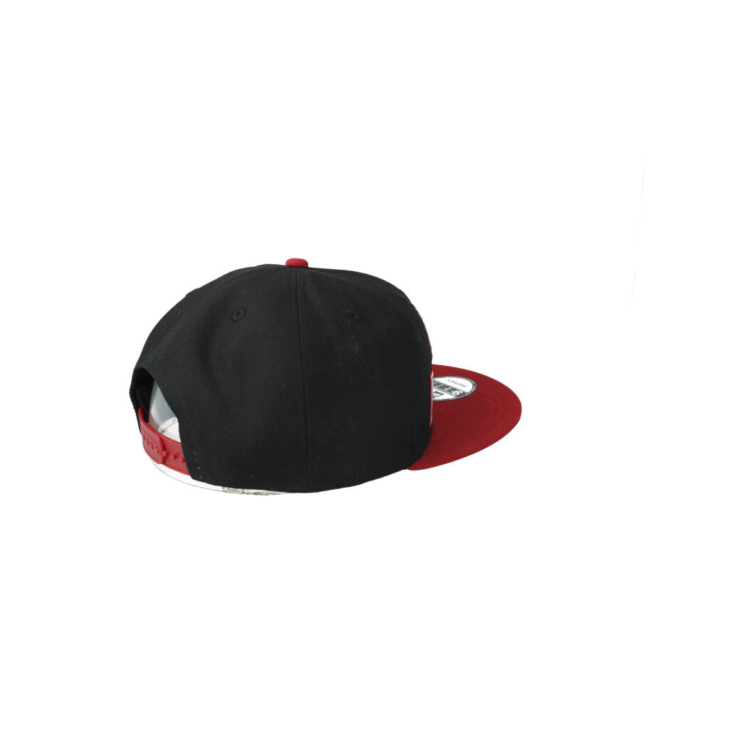 New Era Arizona Diamondbacks Archive Multi Logo 9FIFTY Snapback Hat - BLACK/ RED