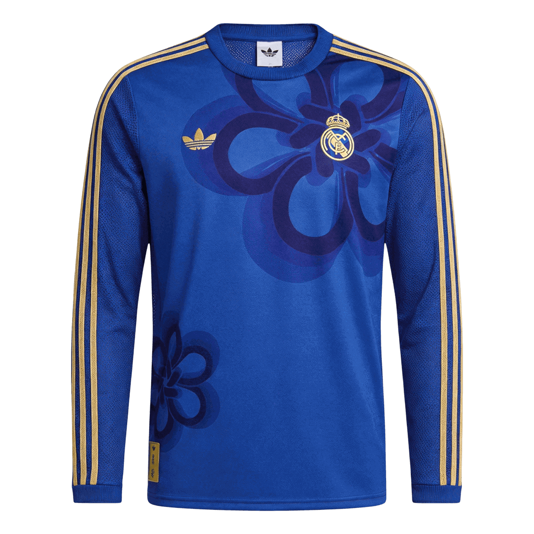 Mens Real Madrid Long Sleeve Jersey 2025/26