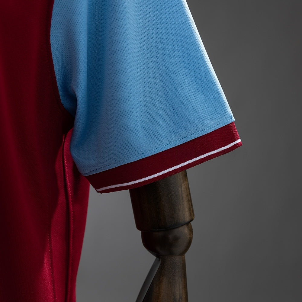 Retro Aston Villa Home Jersey 2009-10 Football Kit Soccer Jersey