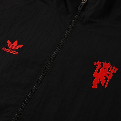 2025/26 Manchester United Black Windbreaker Jacket