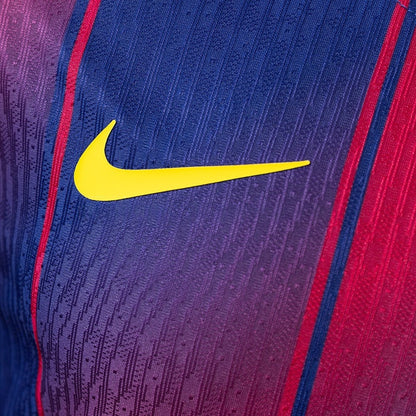 Barcelona Jersey 25/26 Home Football Kit  Long Sleeves Player Version