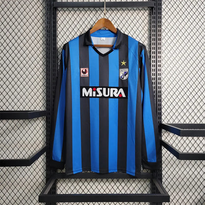 Inter Milan Jersey Home kit 1988 Retro Long Sleeves