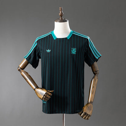Liverpool Jersey 2025/26 Black Green Special Football Kit