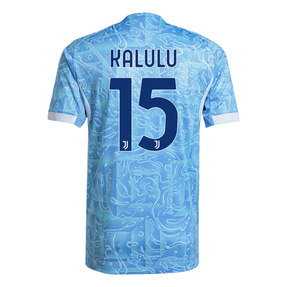 KALULU #15 Mens Juventus Away Jersey 2025/26 - Player Version (Slim Fit)