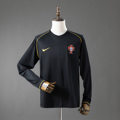 Retro Portugal Away Jersey 2006 Long Sleeves Football Kit Soccer Shirt