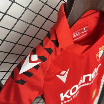 Kids Osasuna Jersey 25/26 Home Football Kit Soccer Jersey