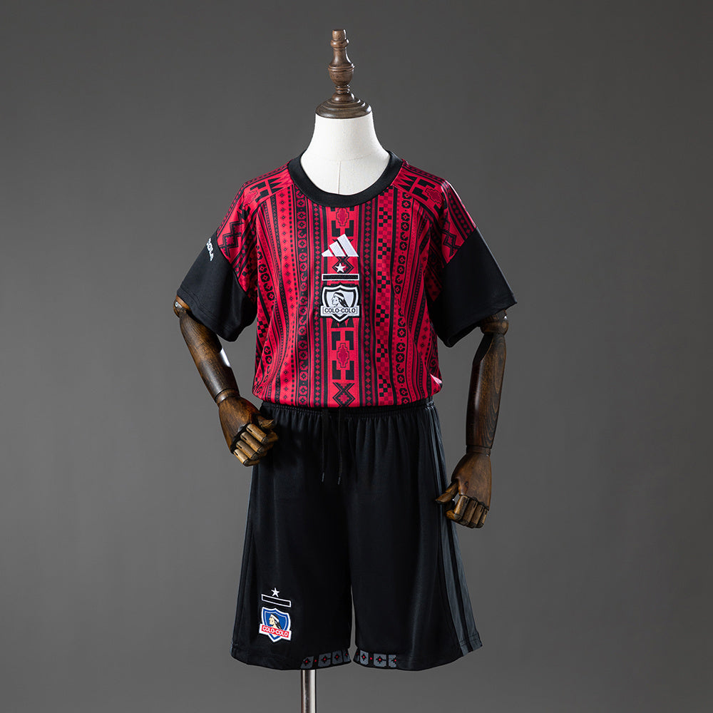 Kids Colo Colo Pre-Match Jersey 2026-2027 Football Kit Soccer Shirt