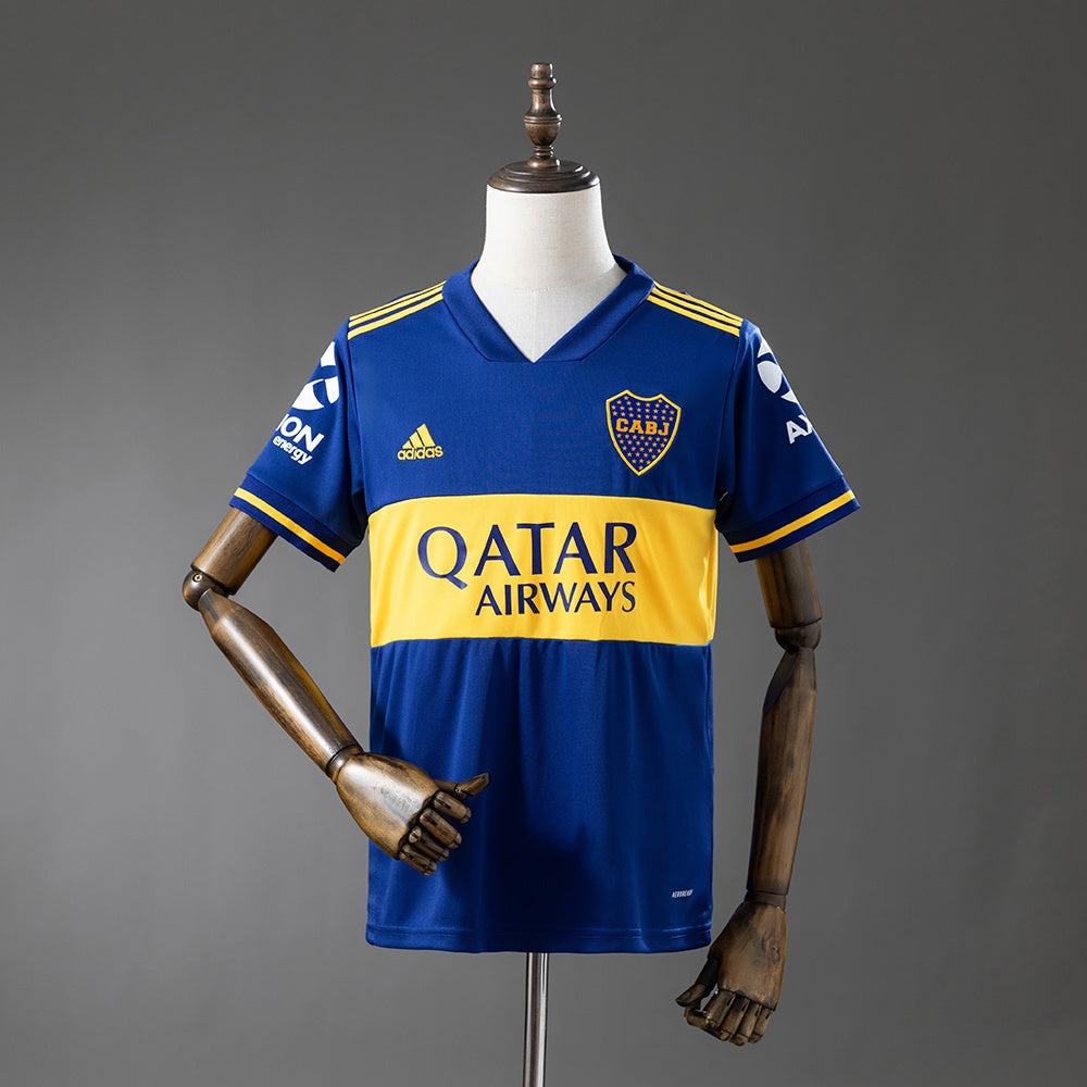 Boca Juniors Home Jersey 2020-21 Retro Football Kit Soccer Shirt