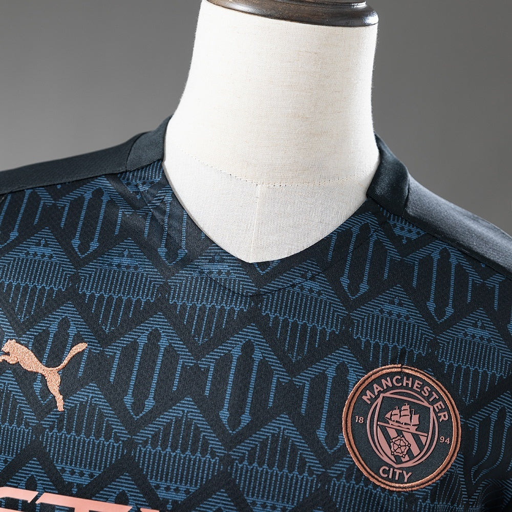 Manchester City Away Jersey 2020-21 Retro Football Kit Soccer Shirt