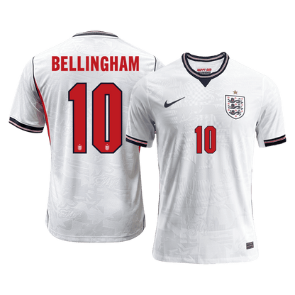 BELLINGHAM #10 Mens England World Cup Home Jersey 2026 - Player Version (Slim Fit)