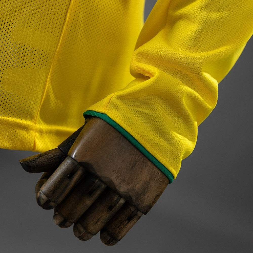 Brazil Jersey 2004 Home Retro Football Kit Long Sleeves