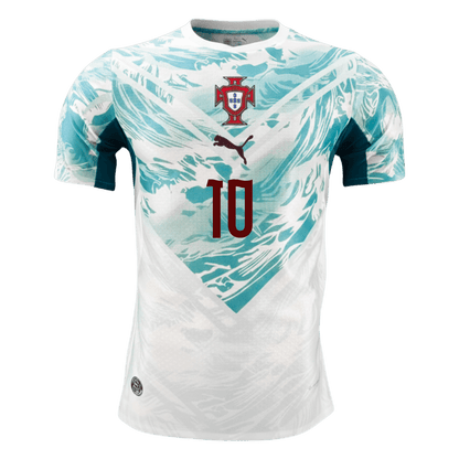 BERNARDO #10 Mens Portugal World Cup Away Jersey 2026 - Player Version (Slim Fit)
