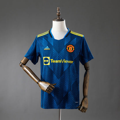 Manchester United Third Jersey 2021-22 Retro Football Kit Soccer Shirt