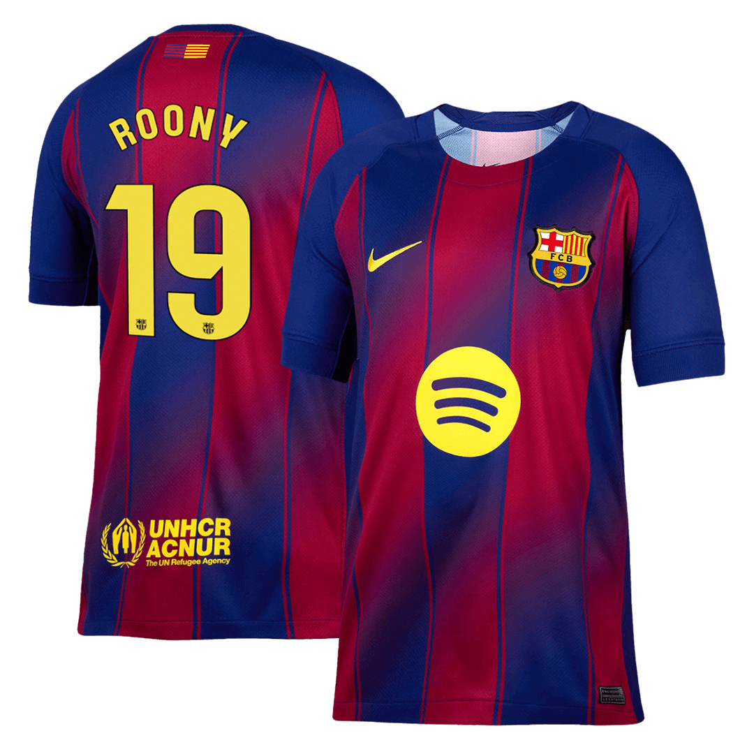 ROONY #19 Mens Barcelona Home Jersey 2025/26