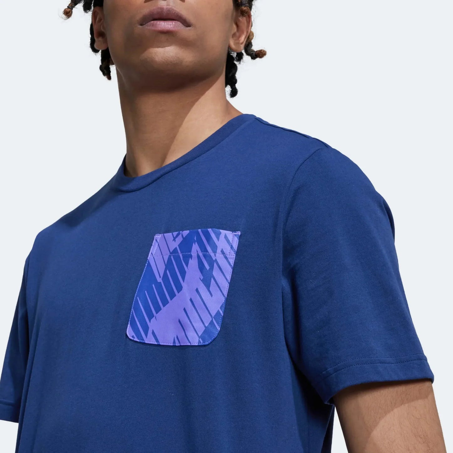 adidas 2022-23 Argentina Graphic Tee Night Indigo