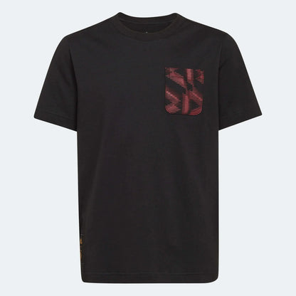 adidas 2022-23 Germany Youth Tee - Black