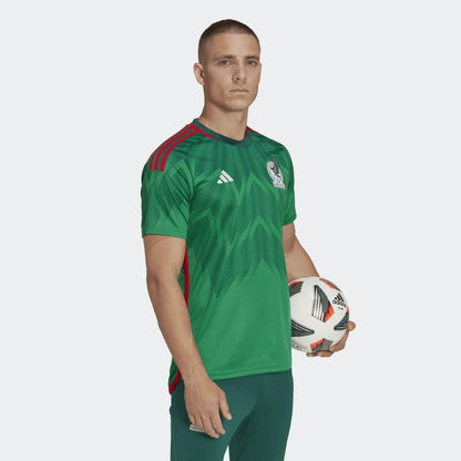 adidas 2022-23 Mexico Home Jersey - Green-Red