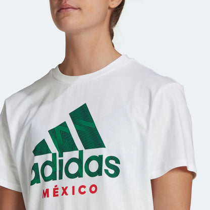 adidas 2022-23 Mexico Women's Tee - White
