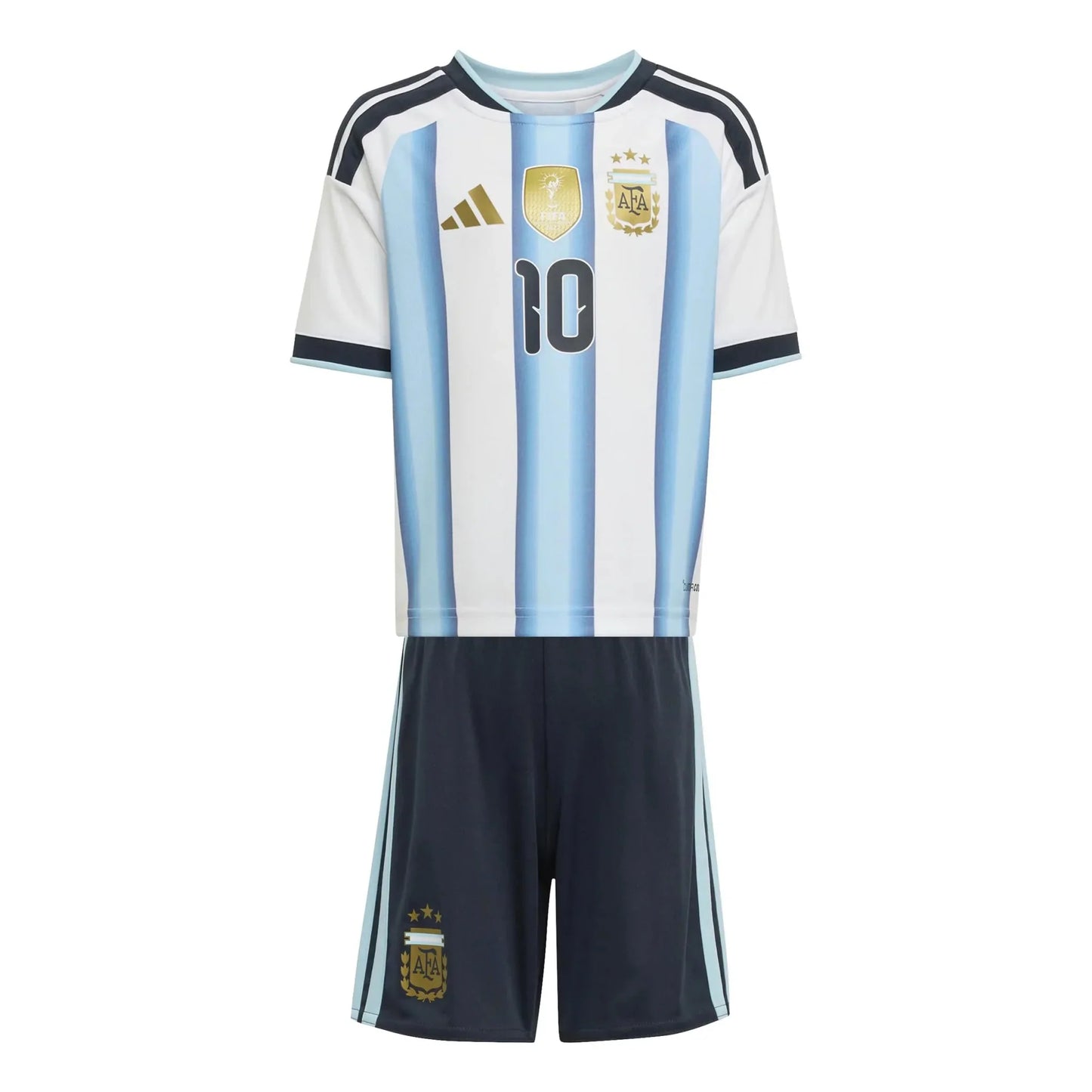 adidas 2026 Argentina Kid's Home Messi #10 Mini Kit