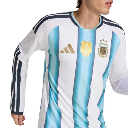 adidas 2026 Argentina Men's Authentic Home Long-Sleeve Soccer Jersey