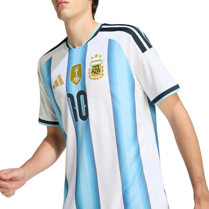 adidas 2026 Argentina Men's Authentic Home Messi #10 Soccer Jersey