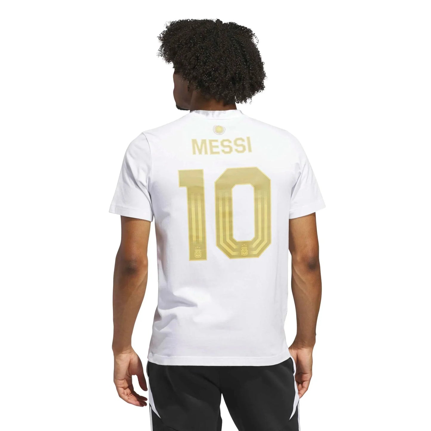 adidas 2026 Argentina Men's Messi Name And Number Tee