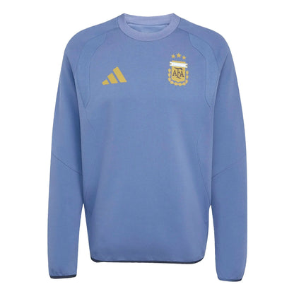 adidas 2026 Argentina Men's Tiro Travel Crewneck Sweatshirt