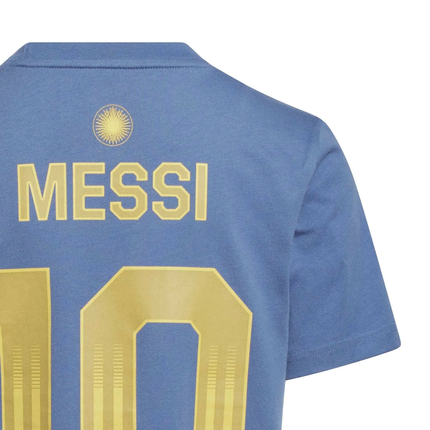 adidas 2026 Argentina Youth Messi Name And Number Tee