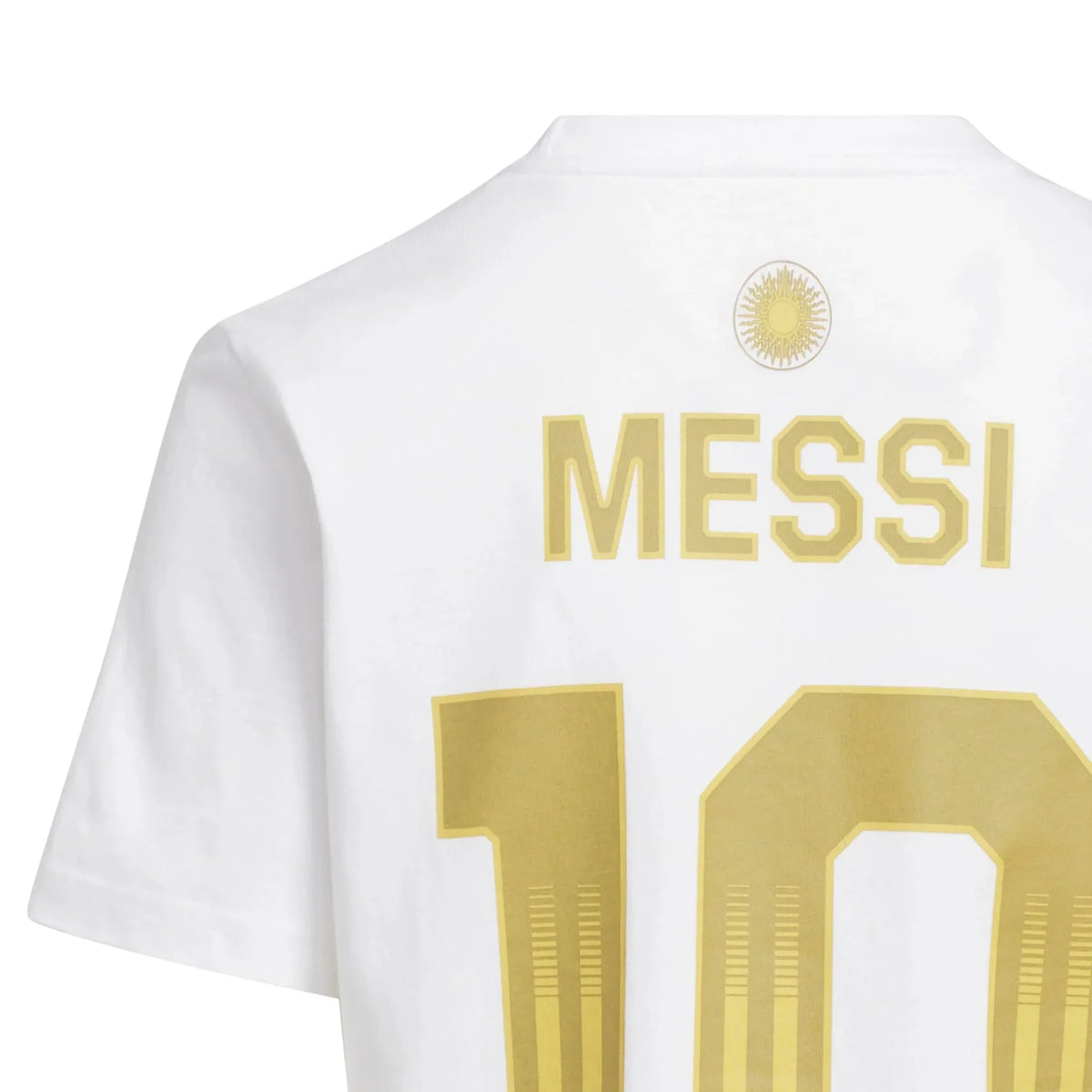 adidas 2026 Argentina Youth Messi Name And Number Tee