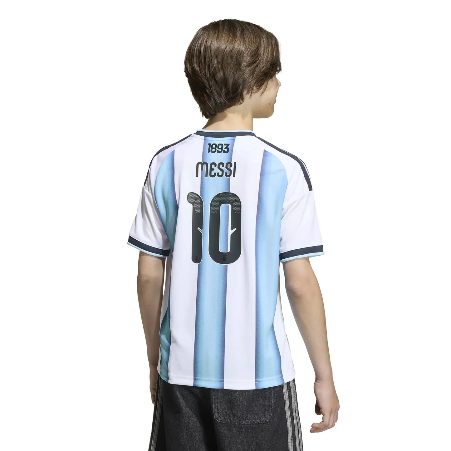 adidas 2026 Argentina Youth Stadium Home Messi #10 Soccer Jersey