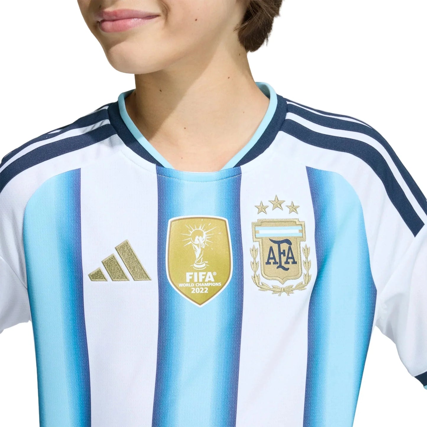 adidas 2026 Argentina Youth Stadium Home Soccer Jersey