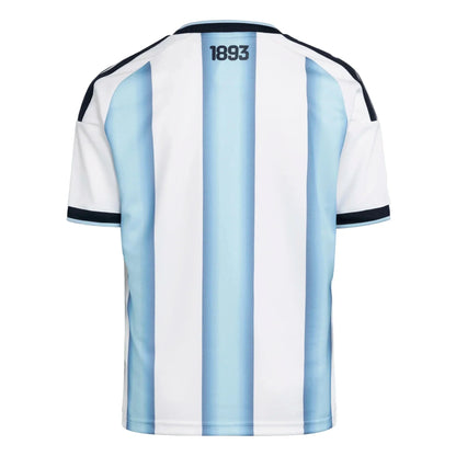 adidas 2026 Argentina Youth Stadium Home Soccer Jersey