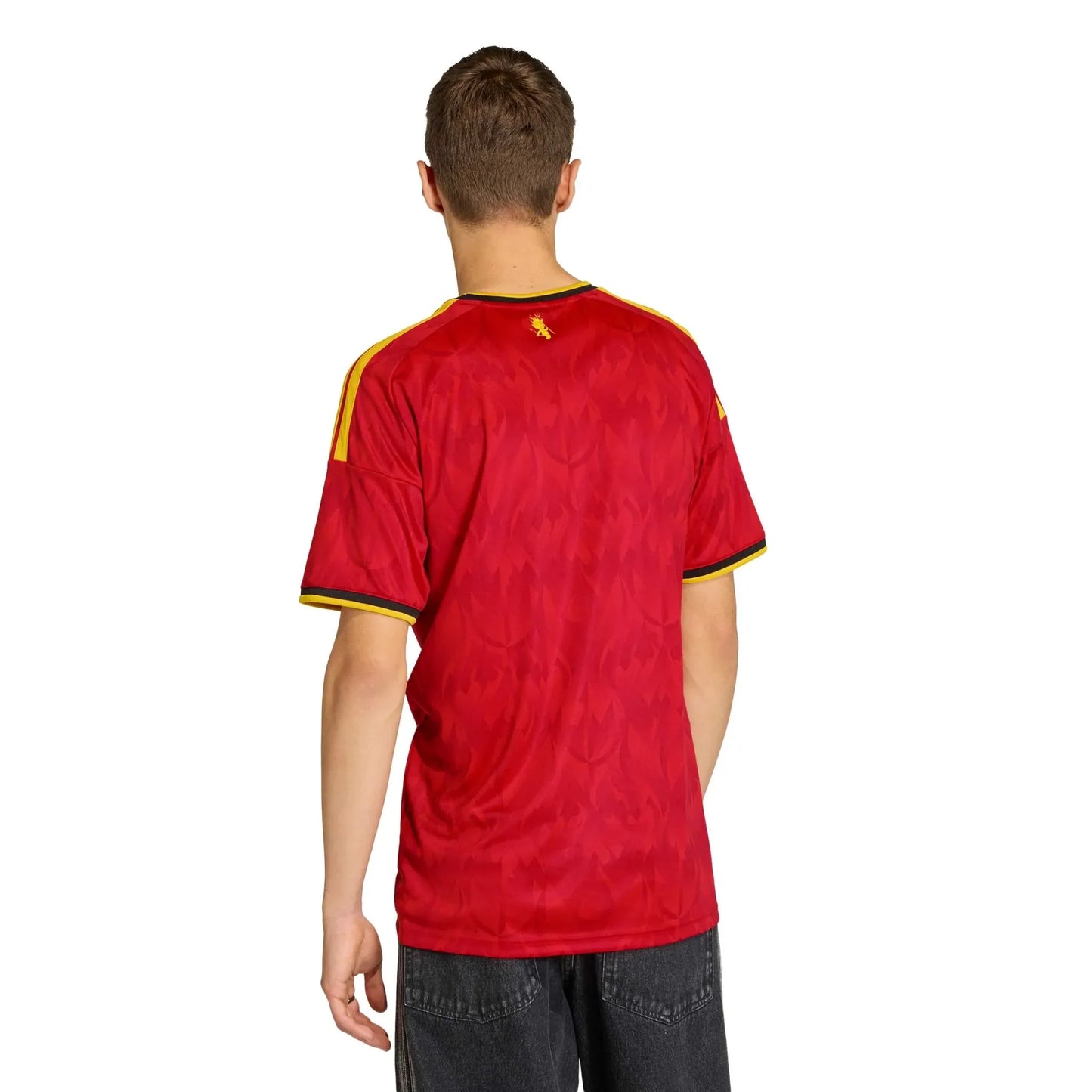 adidas 2026 Belgium Men's Stadium Home Soccer Jersey